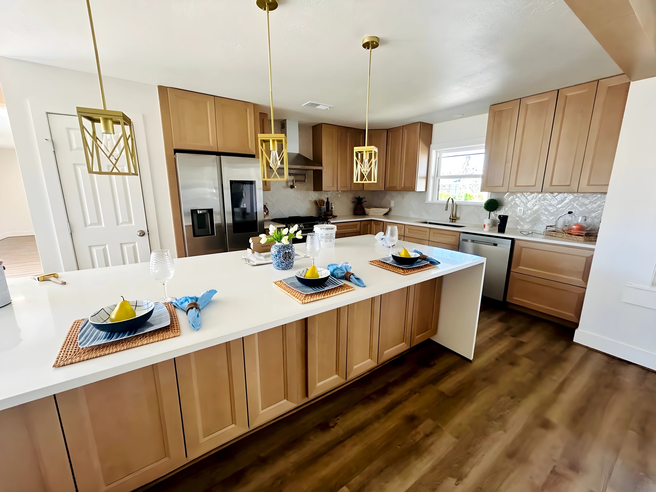 Finished interior of a Marvel-Works full home rebuild on Gardendale Drive in Houston, TX